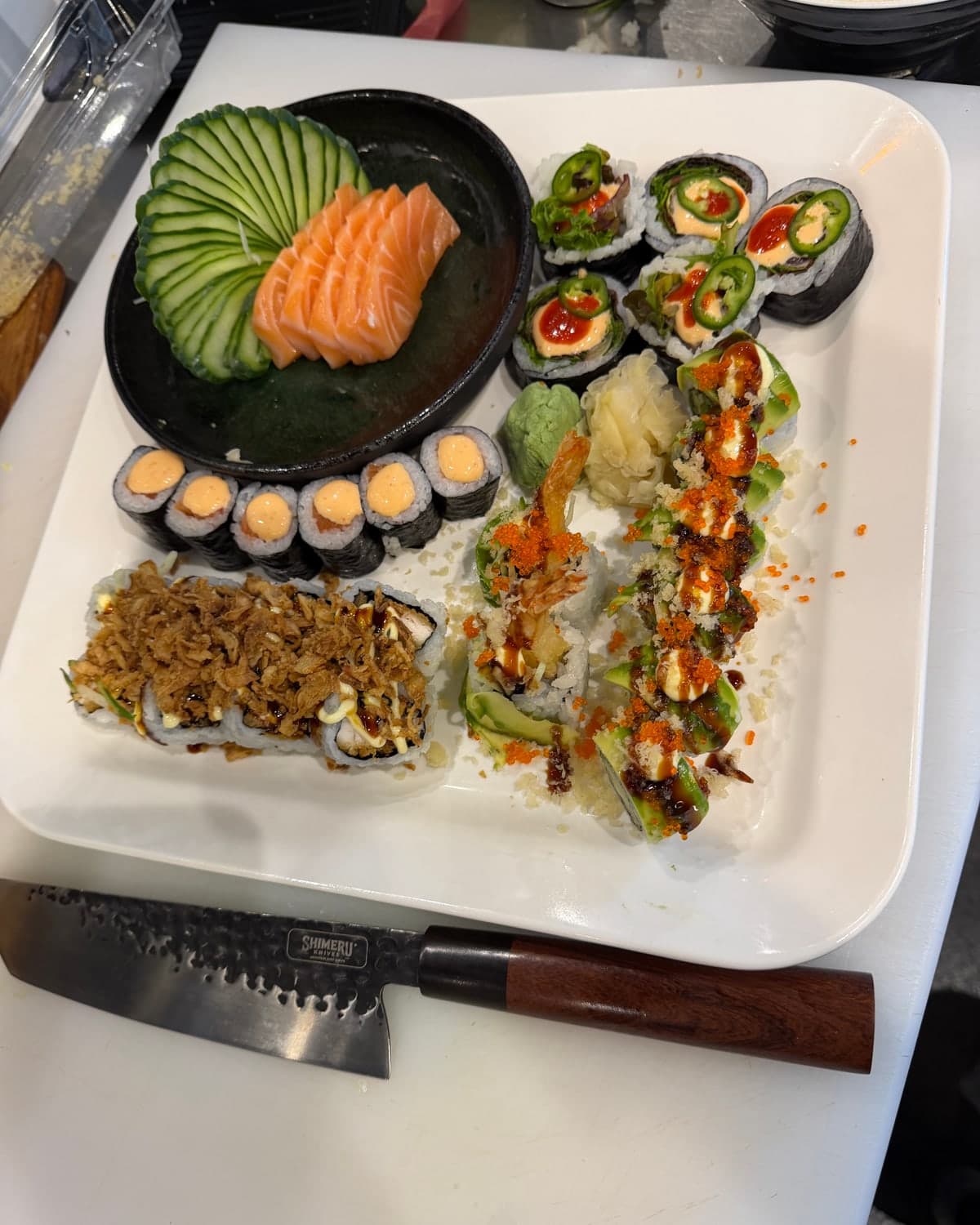 A dish prepared by Mohan Yogi